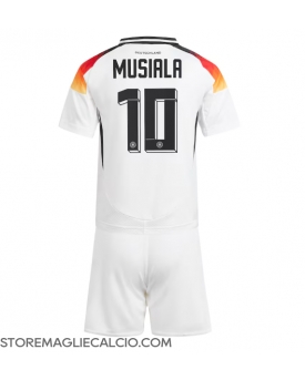 Germania Jamal Musiala #10 Maglia Gara Casa Repliche Europei 2024 Bambino